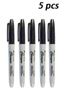 Professional Fine Tip Markers Set - Watercolor & Chalk Effect Pens | Perfect For Art Drawing, Calligraphy, Journaling & Note-Taking | With White Pen Holder | Includes Waterproof Markers, Multicolor Highlighters & Fluorescent Pens For Fine Art Projects