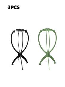1 pieza/2 piezas Soporte de peluca, soporte para cabeza de peluca para múltiples pelucas Soporte plegable Herramienta de exhibición de pelucas duradera Soporte de viaje para todas las pelucas, Soporte portátil para peluca Soporte de exhibición para sombrero Soportes de peluca portátiles de viaje para múltiples cabezas de peluca Estable