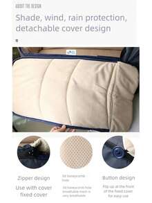 Traveling Bed Basket Portable Baby Mobile Bed Discharge Newborns Handheld Cradle,Multi Functional Portable Portable Toddler Bed, Newborn Bed, Foldable Bed, Middle Bed, Baby Carrying Basket - Multicolor - View 9