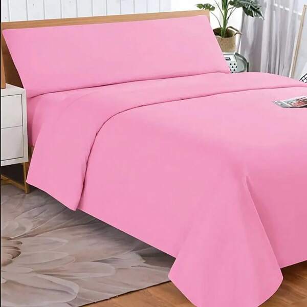 Juego de cama de tres piezas en colores surtidos, lavado: se siente ultra suave y sin pelusa, se adapta a camas de tamaños 90, 105, 135, 150 y 200, incluye sábana ajustable + sábana plana y fundas de almohada