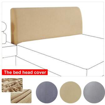 1PC All-Inclusive Bed Head Cover Elastic Bed Head Back Protection Headboard Bedroom Removable Dustproof Bedside Cover-1.2M/1.5M/1.8M