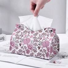Multifunctional Leather Tissue Box Holder For Home Living Room Bedroom, Creative Paper Towel Organizer Napkin Dispenser For Home Kitchen Bedroom Living Room Dining Room, Home Decoration Accessories, Decorative Box,Women Wedding Gift,Summer Travel Holiday Festival Must-Have - Multicolor - View 13
