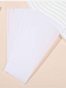 Paquete de 50 piezas/100 piezas/200 piezas Tiras de cera para depilación, accesorios de encerado, productos y accesorios para el cabello para salón de belleza, barbería y esenciales de viaje