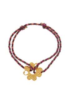1Pc Summer Fashion Bohemian Style Clover Women's Hand Rope, Clover, Heart, Moon, Square Brand Scalable Bracelet, Suitable For Travel Photography, Daily Leisure, Vacation And Play, Suitable For Summer Beach Vacation, Outdoor Activities, Holiday Outings, Women's Jewelry Accessories
