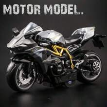 1:14 Modèle de moto en alliage, moto jouet pour enfants améliorée, conduite par inertie, plusieurs couleurs disponibles, cadeau d'anniversaire, décoration de la maison, cadeau de fête, cadeau parfait, rentrée des classes