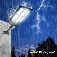 Solar Lights Outdoor Waterproof IP65 10000K 3 Lighting Modes Motion Sensors Light Beads Dusk To Dawn Suitable For Commercial Area, Parking Lot, Yard, Outdoor Lighting