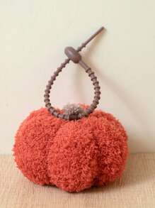 Llavero de calabaza estilo Kawaii - Decoración adorable y linda para Halloween y otoño para bolsos, hogar, coche | Regalo suave y encantador para fiestas de otoño, accesorios de cosplay (Amuleto acogedor naranja)