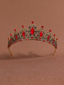 1 buc Coroană Roz Tiara Pentru Femei Coroana Prințesă de Cristal, Bandă de Păr Ziua de Naștere Regina Stras Cadou de Ziua de Naștere, Coroana Quinceanera Pentru Nuntă Petrecere Bal Accesorii