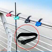 1pc V-Shape Simple Portable Fishing Rod Holder, Fishing Accessories, Fishing Gear, Fishing Rod Clamp, Railing Clamp, Suitable For Sea Fishing Rods - Multicolor - View 4