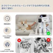 INSE LYSOR P50 Pet Clipper Vacuum Cleaner Grooming Set For Dogs And Cats 12kPa Suction Power Adjustment 5 Attachments Low Noise 2.5L Large Capacity Dust Cup Suctions Hair While Trimming Easy Care At Home Professional Grade Care