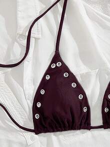 女士新款欧美风两件套比基尼套装