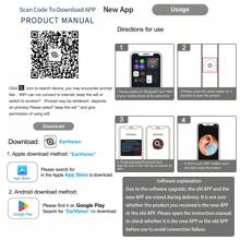 HB Ear Wax Removal With 5 Ear Scoop, Ear Cleaner With Camera,Ear Wax Remover Tool, Rechargeable Earwax Removal Kit For Adults