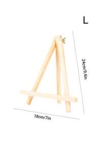 قاعدة عرض خشبية مكتبية قطعة واحدة، حامل طاولة متعدد الوظائف للرسم، منصة عرض فني مصغر، رف مثلث لهاتف والديكور، 2 قطع/6 قطع حوامل سبورة خشبية للرسم
