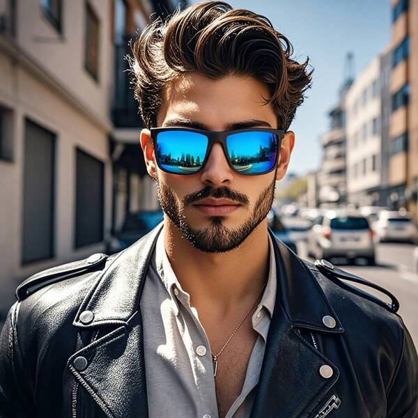 Óculos decorativos da moda masculinos, adequados para o uso diário