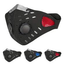1 szt. Nowa maska rowerowa Maski sportowe z odpinanymi filtrami Motocyklowe oddychające maski na twarz Półmaska z filtrem Maska motocyklowa Ochrona przeciwpyłowa Nadaje się do jazdy na rowerze, biegania i chodzenia