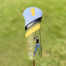 Golf Headcovers High Qaulity Driver Wood Cover Set Gilmore Premium PU Driver Fairway Hybrid Golf Wood Clubs Headcov. - Multicolor - View 10