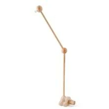 1PC Wooden Crib Holder, Detachable, Adjustable Baby Crib Mobile Arm, Cute Cloud And Bear Design, Hanging Baby Crib Attachment For Nursery Decor, Cot Bed Bell, Wind Chimes, Music Box Attachment