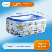 Piscina inflable familiar para niños, piscina grande para familia para uso al aire libre, piscina de natación de PVC reforzado