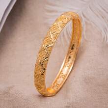 Pulseira elegante com punho aberto para mulheres - Cobre luxuoso, ajuste ajustável, perfeita para uso diário e ocasiões especiais