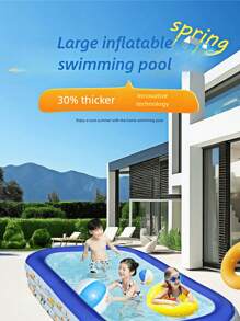 Piscina inflable familiar para niños, piscina grande para familia para uso al aire libre, piscina de natación de PVC reforzado
