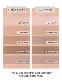 Rom&nd Romand BETTER THAN CONTOUR 02 GRAY COOL，柔焦慕斯，身体轮廓修容，可叠加涂抹，3D立体塑形，适合干性肌肤，多用途，可用于鼻部/脸颊/发际线，磁吸式包装，颜色强度指示，5分钟快速塑形，20.5克/0.72盎司 | 韩国彩妆 | K-Beauty - 02 GRAY COOL - 查看 5