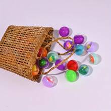 30/60 pezzi Assortito Miniature Figurine In Capsule Trasparenti - Adatto Per Distributori Automatici Di Gomme Da Masticare, Gadget Di Festa E Premi A Sorpresa, Nessuna Batteria Necessaria! Premi Mistero Di Festa, Regali Di Bambole, Natale, Regali Di Pasqua