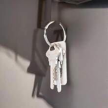 Car Garage Key Holder With Opening Door, Mini Car Garage Key Holder For Wall & Cars Enthusiast, Easy Installation(No Car Model) - Black - View 4