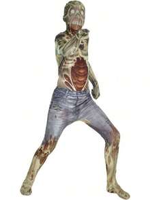 Morph Costumes Kids Zombie Morphsuit Costume | Scary Halloween Fancy Dress Outfit | Fun Dress-Up For Parties & Trick-Or-Treating Adventures