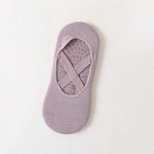 5 pares de calcetines de yoga para mujer, calcetines deportivos de danza antideslizantes de silicona, calcetines de fitness para Pilates de interior