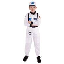 Morph Costumes NASA Astronaut Costume For Kids - Fun Space Dress Up Outfit, Fancy Dress For Halloween, Boys & Girls, Space Explorer Adventure - White - View 3