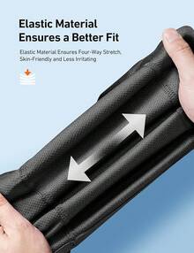 AstroAI - Pasamontañas de verano para hombre, mujer, protección UV, antipolvo, transpirable, para hombre y mujer - Negro - - Ver 2