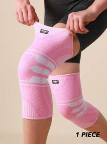 JINGBA SUPPORT 1 pièce de Support de genou élastique antidérapant unisexe pour le basketball, le cyclisme, la course à pied pour hommes et femmes. Accessoires de gym, genouillères de sport, genouillères de gym.