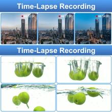 Nicamery Videocámara Full HD 1080P 36.0MP con pantalla IPS rotativa de 3.0 pulgadas, zoom digital 16X, incluye tarjeta de memoria de 32GB y 2 baterías (negro)