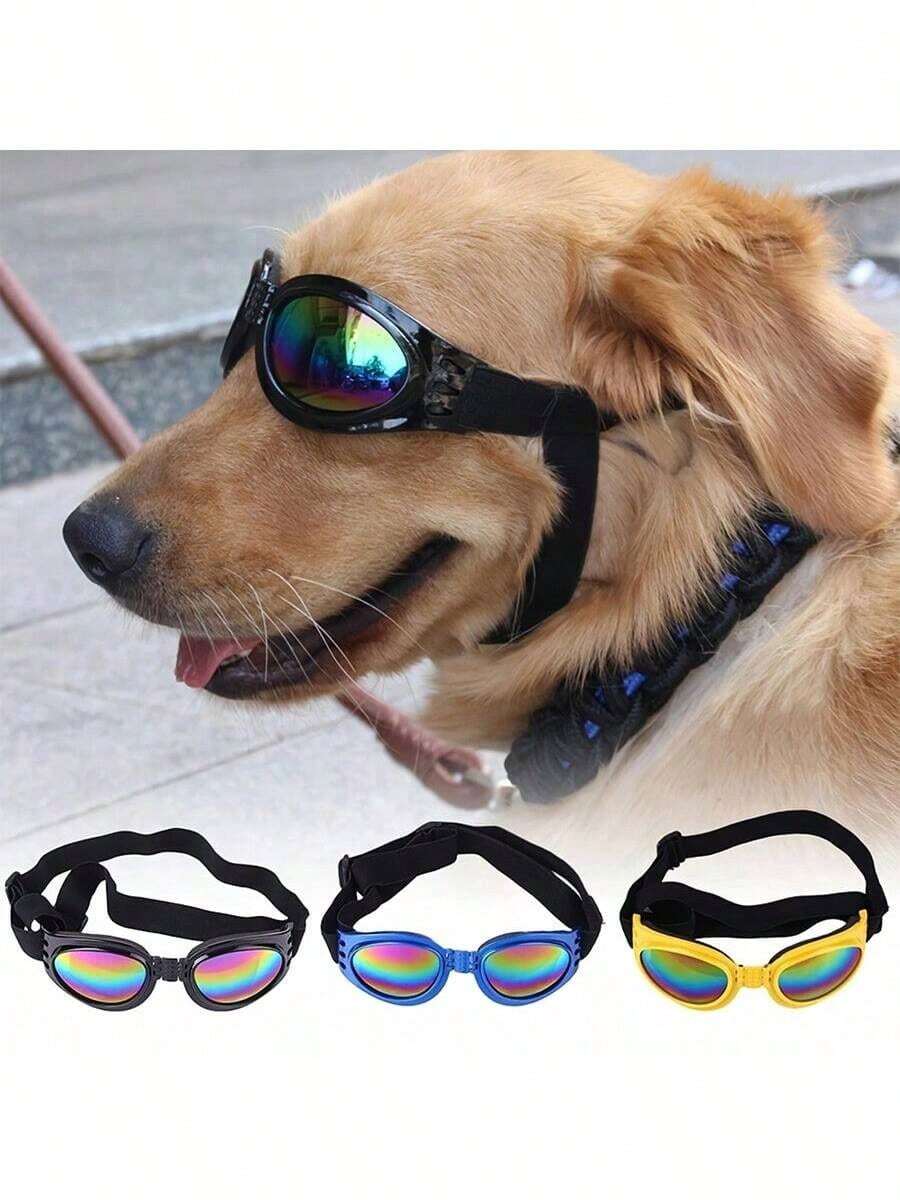 1pc Foldable Pet Sunglasses UV Protection Goggles, Suitable For Cats And Dogs - Multicolor - View 1