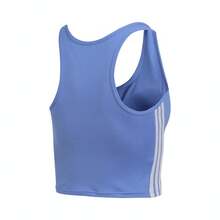 Adidas 女士 Dily Bra Tank 3S 运动文胸背心 KC4737 - 藍色 - 查看 2