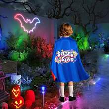 1 Set Superstar Cloak Children's Festival Party Superhero Costumes Superhero Costumes,Superhero Capes With Mask Birthday Gifts Superhero Capes Capes For Kids Unisex Super Star Capes - Superstar - View 12