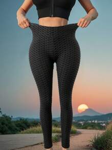 Yoga Pants In Women Leggings Sports Trousers Solid Color Quick Drying Gym Wear Women Lift Butt Fitness Pants