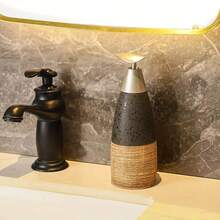 Vintage Creative Bathroom Shower Gel Dispensing Pump Bottle, Luxury Refillable Lotion Soap Container, Japanese-Style Ceramic Hand Wash Dispenser, Large Capacity Travel-Friendly Design For Kitchen Sink & Bathroom, Multi-Color Options Back To School - Vintage - View 18