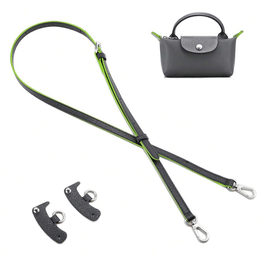 Kit de conversión ajustable de correa para bolso cruzado de hombro para bolso de mano - Gris - Ver 1