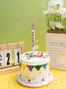 1pc Surprise Candy Firework Candle, Celebration & Birthday Party Decor - Multicolor - View 10