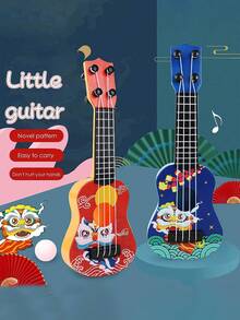 1PC Random Color Ukulele Steel Guitar Toy For Musical Instrument