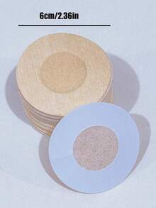 10/30/50/100Pcs Cloth Nipple Cover Teat Hide Women Nipple Pasties Piece Breast Petals Invisible Bra Padding Chest Sticker Patch Covers - Multicolor - View 7