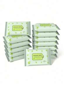 1/2/5/10/50 Packs [10 Pieces Per Pack] Disposable Cleaning Wipes, Portable Tissue Paper, Non-Alcoholic,Used For Cleaning Daily Necessities