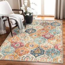 Moroccan Style Machine Washable Carpet For Living Room, Non-Slip Bedroom Rug, Corridor Mat, Vintage Patterned Carpet For Kitchen, Dining Room, Office - Morocco - View 57