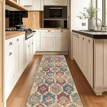 Moroccan Style Machine Washable Carpet For Living Room, Non-Slip Bedroom Rug, Corridor Mat, Vintage Patterned Carpet For Kitchen, Dining Room, Office - Morocco - View 64