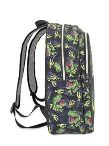 3 PiecesLightweight Printed Backpack Set, Cute Middle/High School Student Bookbag, Suitable For School Usage And Leisure Travel