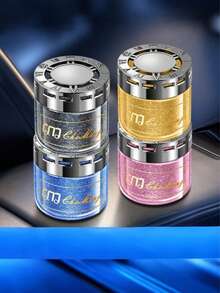 قطعة واحدة معطر سيارة بعطر ثابت، موزع عطر، مزيل رائحة، إكسسوارات سيارة تناسب جميع موديلات المركبات - متعدد الألوان - مشاهدة 2