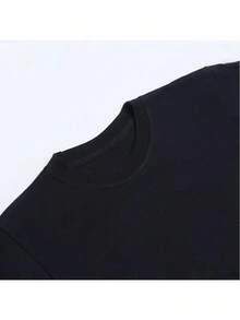 100% Cotton New York Graphic Tee For Men-Casual & Comfortable Round Neck T-Shirt With Iconic NYC Skyline Print, Machine Washable, Summer Wear - Black - View 5