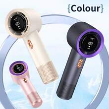 Handheld High-Speed Fan Mini Portable Air Conditioner With Six Fans And 199 Levels Of Infinite Adjustment-Pink - 手持 - 查看 2