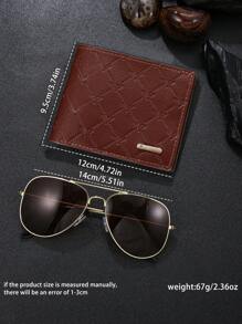 Zestaw 2 męskich portfeli + okularów przeciwsłonecznych na co dzień. Pomysły na formalne/biznesowe stylizacje na Walentynki.